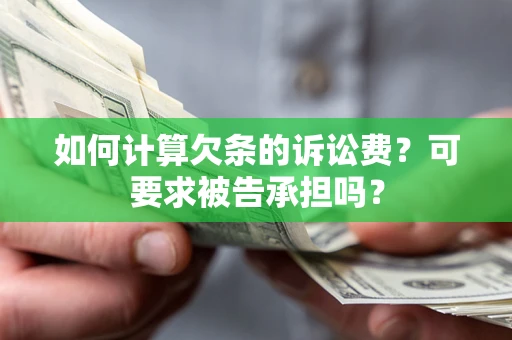 武汉如何计算欠条的诉讼费？可要求被告承担吗？