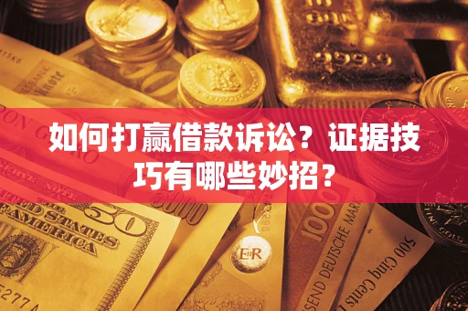 武汉如何打赢借款诉讼？证据技巧有哪些妙招？