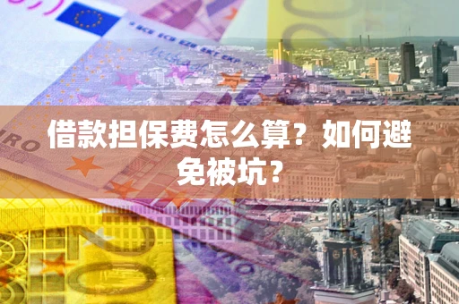 武汉借款担保费怎么算？如何避免被坑？