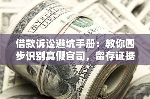 武汉借款诉讼避坑手册：教你四步识别真假官司，留存证据不踩雷