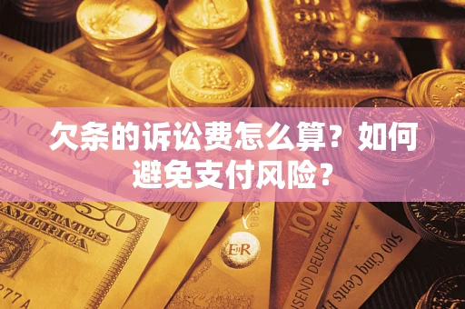 武汉欠条的诉讼费怎么算？如何避免支付风险？